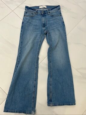 hollister mens flared jeans